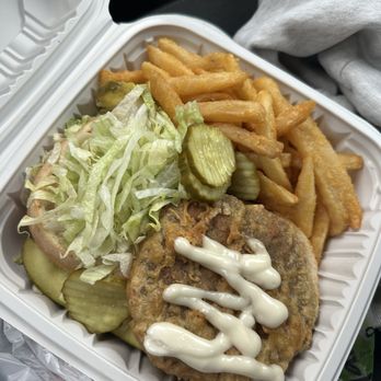 Gateway Market - Vegan chickn sandwich and fries - Grocery Near Me - Des Moines, Iowa Gateway Market - Vegan chickn sandwich and fries - Grocery Near Me - Des Moines, Iowa
