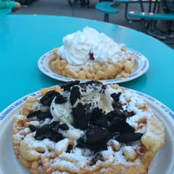 Old Fashioned Funnel Cakes - Oreo funnel cake w/ice cream
