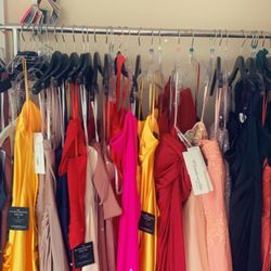 Char Bridals - Bridesmaids gown inventory.