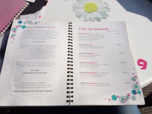 Menu photo 2 Café liebevoll & KULTurlabor Fehmarn, SH Menu photo 2 Café liebevoll & KULTurlabor Fehmarn, SH