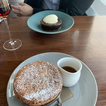 Manhatta - Hazelnut Souffle & Warm date cake both amazing - New American Near Me - New York, New York Manhatta - Hazelnut Souffle & Warm date cake both amazing - New American Near Me - New York, New York