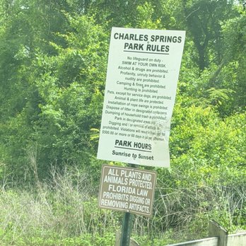 Charles Springs - Parks Near Me - Live Oak, Florida
