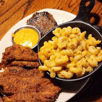 Outback Steakhouse - 5 oz sirloin, fried chicken and mac n cheese - Steakhouses Near Me - Vacaville, California