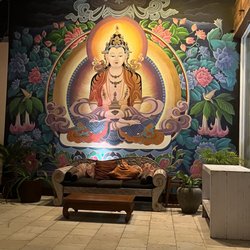 INTI Beach - Such a beautiful mural and seating area!