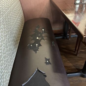 Corner Bakery Cafe - Inside seating holes in the benches - Sandwiches Near Me - Los Angeles, California Corner Bakery Cafe - Inside seating holes in the benches - Sandwiches Near Me - Los Angeles, California