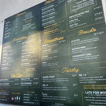 Froth Coffee Roasters - Menu - Coffee & Tea Near Me - Phoenix, Arizona