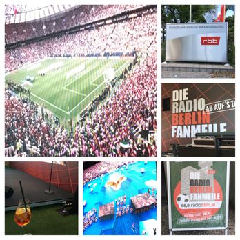 RBB-Fernsehzentrum - Soccer World Cup Finales 2018 Croatia against France / WM Finale 2018 - Television Stations Near Me - Berlin, BE