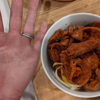 DAE GEE KOREAN BBQ - Paid $25 for this much pork. - Korean Near Me - Westminster, Colorado DAE GEE KOREAN BBQ - Paid $25 for this much pork. - Korean Near Me - Westminster, Colorado