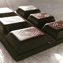 Roberto Catinari - Dark chocolate bar - 99% cacao content; with finely chopped cacao nibs from São Tomé. Most heavenly tasting chocolate I've ever had!!