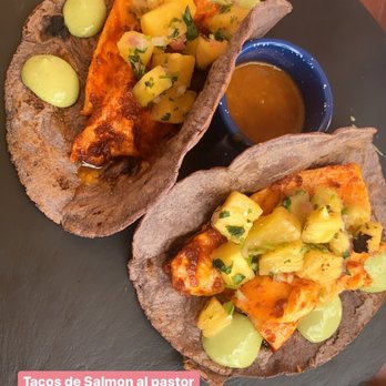Villa Azteca - Tacos de Salmon al Pastor - Mexican Near Me - Salinas, California Villa Azteca - Tacos de Salmon al Pastor - Mexican Near Me - Salinas, California
