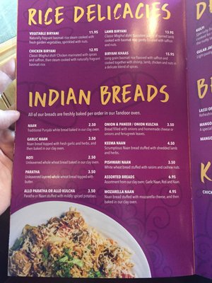 Menu photo 3 Masala Indian Cuisine Lexington, KY