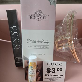 COCO Nail Bar - All the goodies inside my Mom's Day box! - Nail Salons Near Me - Algonquin, Illinois