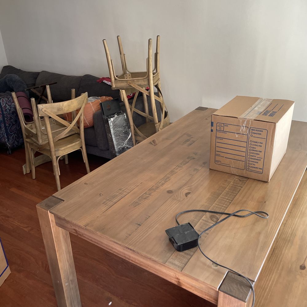 STEP Moving & Storage - Dining table delivered and assembled safe and sound - Movers Near Me - Irvine, California STEP Moving & Storage - Dining table delivered and assembled safe and sound - Movers Near Me - Irvine, California