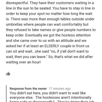 CJ's Crab Shack - Proof that this place has horrible customer service and is very unprofessional. - Seafood Near Me - Miami Beach, Florida