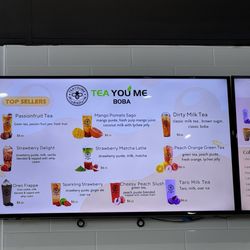 Tea You Me - Menu
