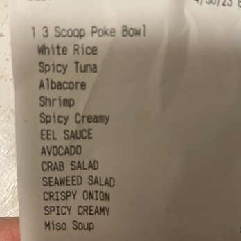 Ahipoki - no rice with a skimped out poke bowl. Get your sht together guys. - Poke Near Me - Huntington Beach, California