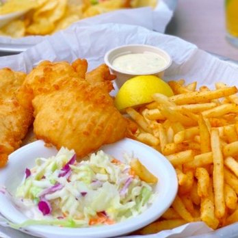Sam's Chowder House - Fried Shrimp with Anchor Steam Beer Batter Served with Old Bay fries and coleslaw $24.95 - Seafood Near Me - Half Moon Bay, California Sam's Chowder House - Fried Shrimp with Anchor Steam Beer Batter Served with Old Bay fries and coleslaw $24.95 - Seafood Near Me - Half Moon Bay, California
