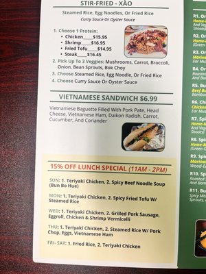 Menu photo 8 Pho Huong Thanh Asheboro, NC Menu photo 8 Pho Huong Thanh Asheboro, NC