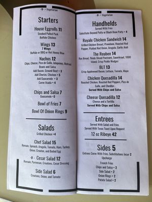 Menu photo 1 Bisbee Royale Bisbee, AZ