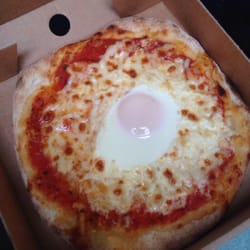 La Favorita Blackhall - Late night fuel - kid sized margherita pizza with a fried egg