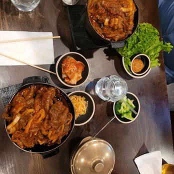 Woodam - Our dinners: spicy beef bulgogi and sides - Korean Near Me - Morris Plains, New Jersey Woodam - Our dinners: spicy beef bulgogi and sides - Korean Near Me - Morris Plains, New Jersey