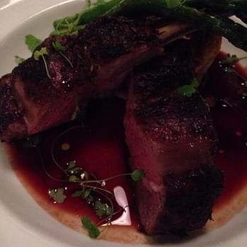 The Tasting Room - Rack of lamb. It was like veal on a stick...but it was lamb - New American Near Me - Frederick, Maryland
