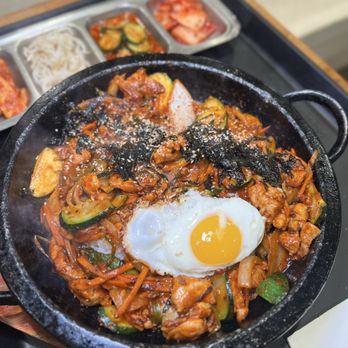 Cho Dang Tofu House - Hot Stone Bibimbap - Spicy Chicken - Korean Near Me - Irvine, California