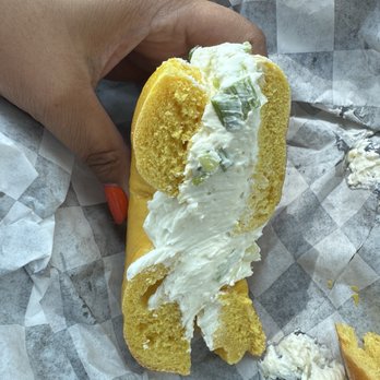 Wally's Bagels - Egg bagel with scallion cream cheese - Bagels Near Me - North Babylon, New York Wally's Bagels - Egg bagel with scallion cream cheese - Bagels Near Me - North Babylon, New York
