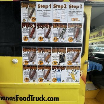 Go Bananas - Menu - Food Trucks Near Me