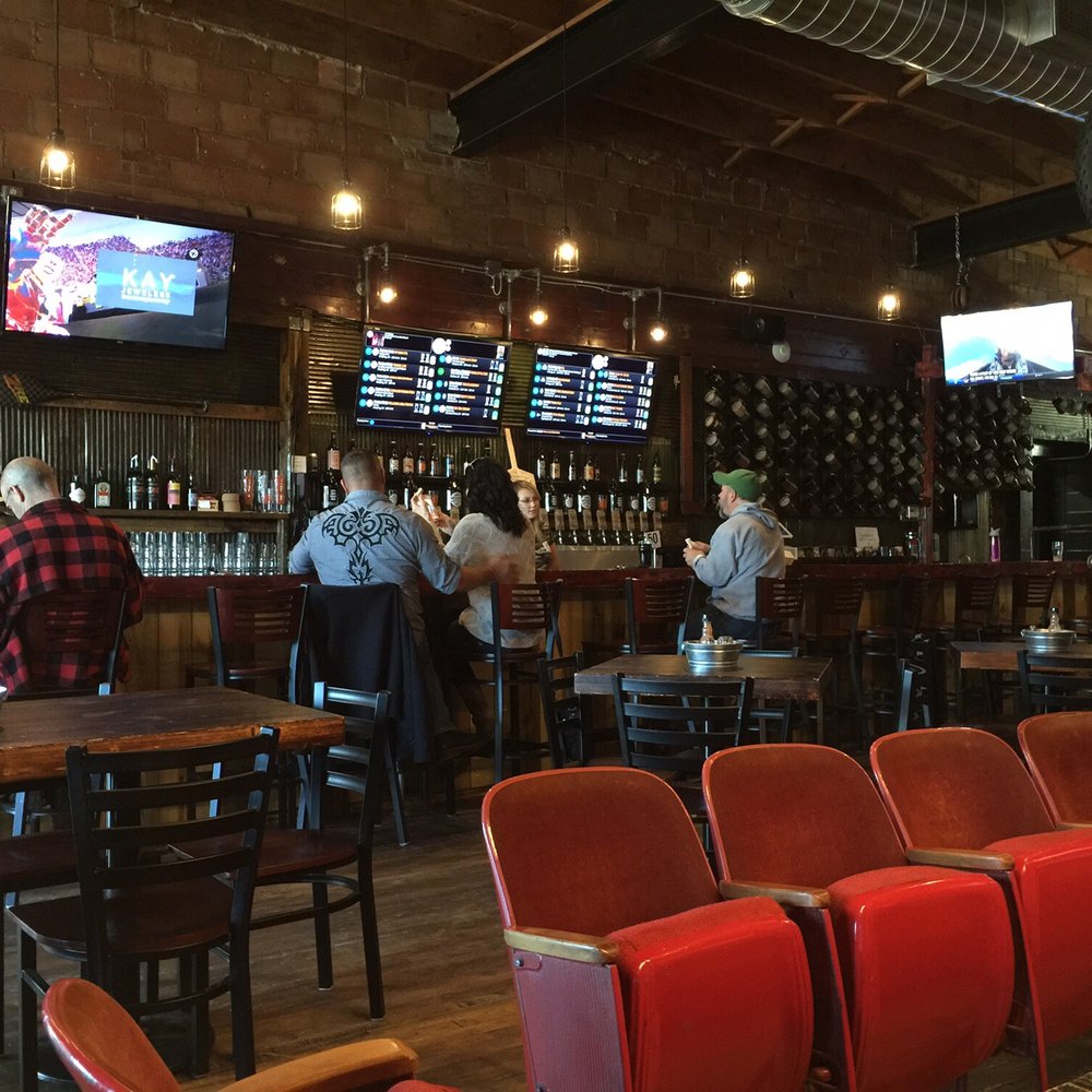 Paddle Hard Brewing - Virtual beer menu, old theatre seats from the Rialto and laid back feel. - Breweries Near Me - Grayling, Michigan Paddle Hard Brewing - Virtual beer menu, old theatre seats from the Rialto and laid back feel. - Breweries Near Me - Grayling, Michigan