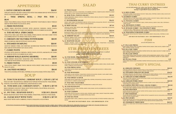 Menu photo 4 Tom Yum Koong Thai Kitchen Hasbrouck Heights, NJ Menu photo 4 Tom Yum Koong Thai Kitchen Hasbrouck Heights, NJ