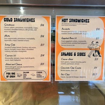 Salumi - Menu - Italian Near Me - Seattle, Washington