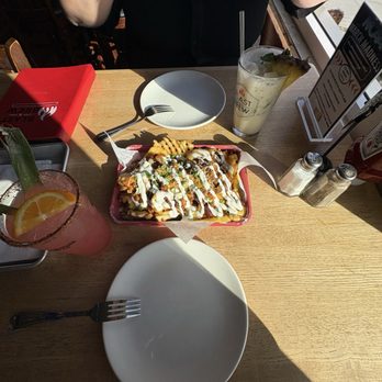 Blast & Brew - Cowboy Chili Cheese Waffle Fries, Coconut Mojito, Mi Amor - New American Near Me - Pismo Beach, California Blast & Brew - Cowboy Chili Cheese Waffle Fries, Coconut Mojito, Mi Amor - New American Near Me - Pismo Beach, California