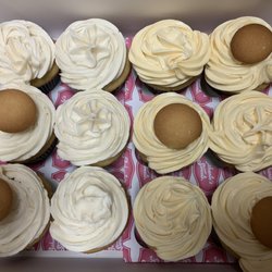 Ashante’s Sweets - Banana cupcakes with vanilla and Buttercream frosting