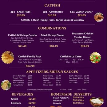 The Hush Puppy - Menu from Facebook - Seafood Near Me - Las Vegas, Nevada The Hush Puppy - Menu from Facebook - Seafood Near Me - Las Vegas, Nevada