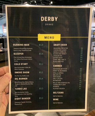 Menu photo 8 Derby Restaurant Dallas, TX