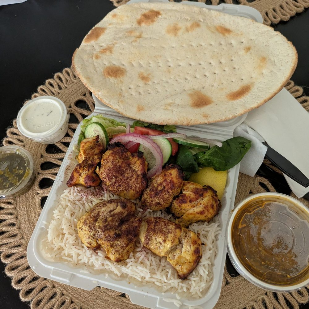 Chicken Kabob Platter Chicken Kabob Platter