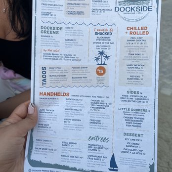 Dockside Marina Bar + Grill - Food menu - Seafood Near Me - Rehoboth Beach, Delaware Dockside Marina Bar + Grill - Food menu - Seafood Near Me - Rehoboth Beach, Delaware