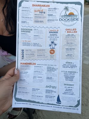 Menu photo 8 Dockside Marina Bar + Grill Rehoboth Beach, DE Menu photo 8 Dockside Marina Bar + Grill Rehoboth Beach, DE