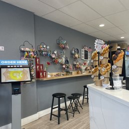 Store front and kiosk you order from Store front and kiosk you order from