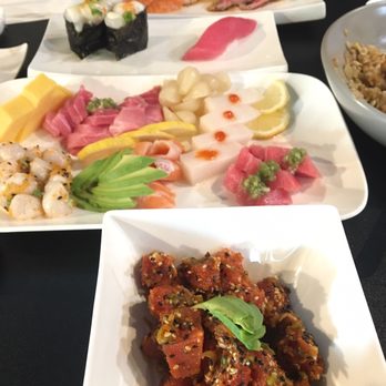 Taizzi Sushi - Katy - Sashimi: fatty tuna, fatty salmon, white tuna, scallop, etc - Sushi Bars Near Me - Katy, Texas Taizzi Sushi - Katy - Sashimi: fatty tuna, fatty salmon, white tuna, scallop, etc - Sushi Bars Near Me - Katy, Texas