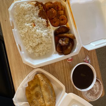 Elena's Cuban Cafe - a tray of food and a cup of coffee - Cuban Near Me - Lakeland, Florida