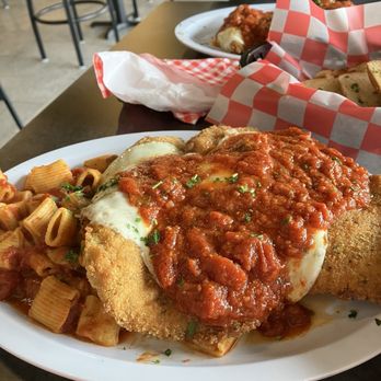 Bomb Chicken Parm - Chicken parm with pasta. - Italian Near Me - Johnston, Rhode Island