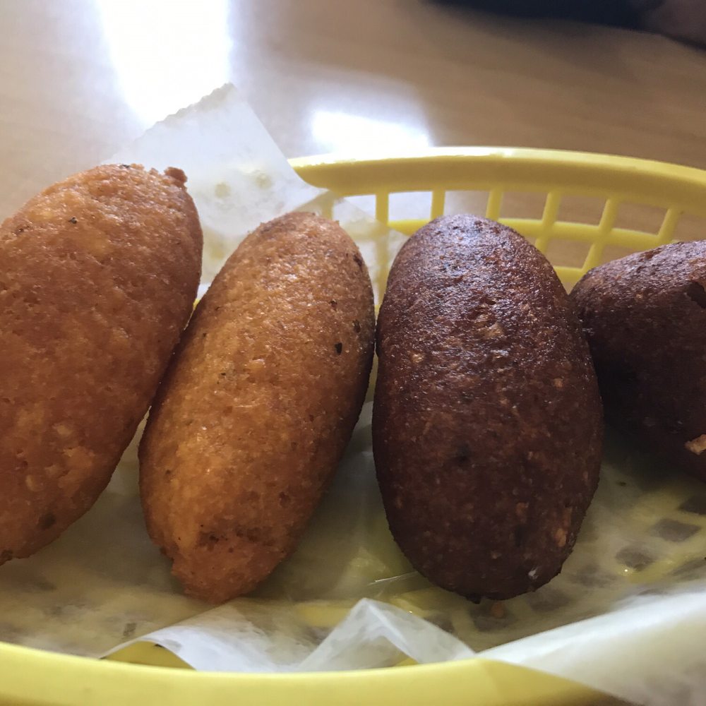 Taino's Kitchen - Alcapurrias de yuca y guineo - Puerto Rican Near Me - Newark, New Jersey Taino's Kitchen - Alcapurrias de yuca y guineo - Puerto Rican Near Me - Newark, New Jersey