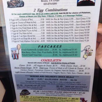 Old Lighthouse Diner - Breakfast menu - Breakfast & Brunch Near Me - Bristol, Tennessee