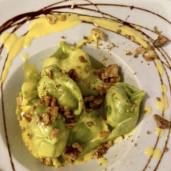 Trattoria del Rosso - Tortelloni with saffron and walnuts - Emilian Near Me - Bologna, BO