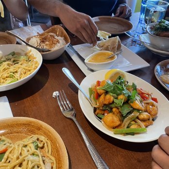 Mingalaba - Chow mein, spicy basil chicken, coconut rice, Burmese Style Curry Chicken - Burmese Near Me - Burlingame, California Mingalaba - Chow mein, spicy basil chicken, coconut rice, Burmese Style Curry Chicken - Burmese Near Me - Burlingame, California