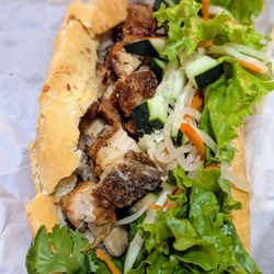 Asian Street Eatery - Crispy pork belly banh mi for $12