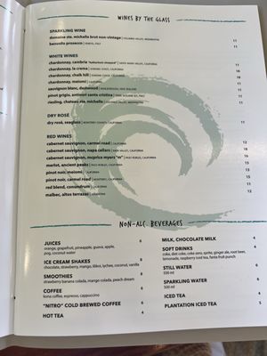 Menu photo 2 Haleiwa Beach House Haleiwa, HI