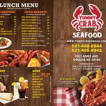 Yummy Crab - Menu - Seafood Near Me - Omaha, Nebraska Yummy Crab - Menu - Seafood Near Me - Omaha, Nebraska